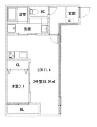 サニーガーデン廿日市の物件間取画像